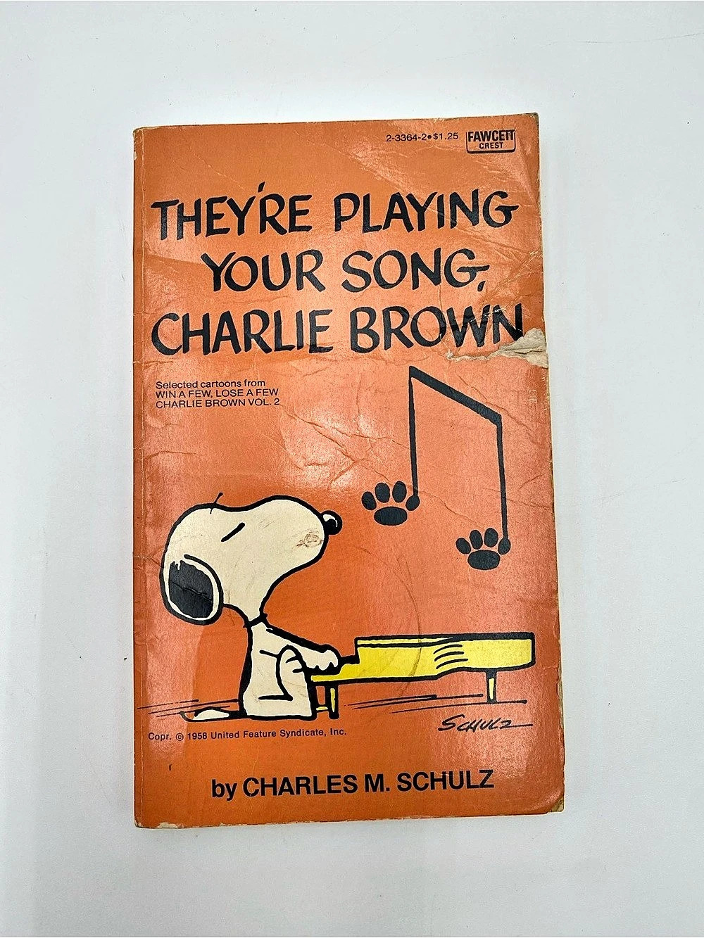 Fawcett They're Playing Your Song, Charlie Brown Charlie Brown Book Orange Fair